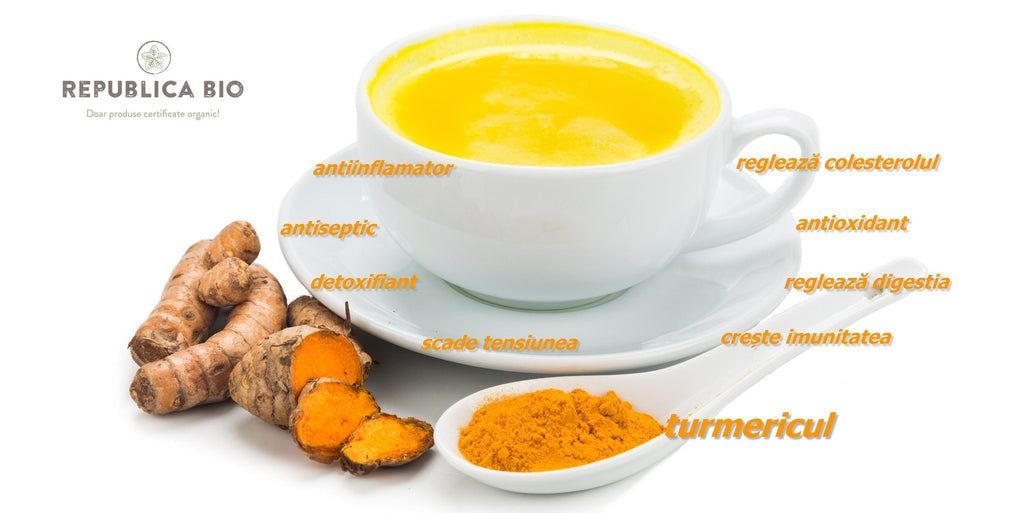 Laptele de turmeric sau laptele de aur - elixirul sănătății strălucitoare